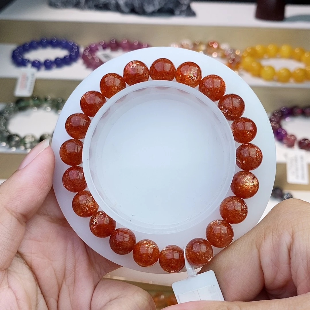 水晶手链未镶嵌金太阳9