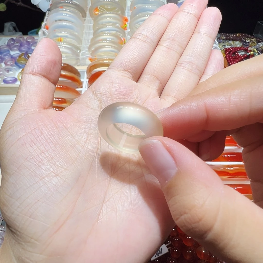 玛瑙/玉髓戒圈未镶嵌