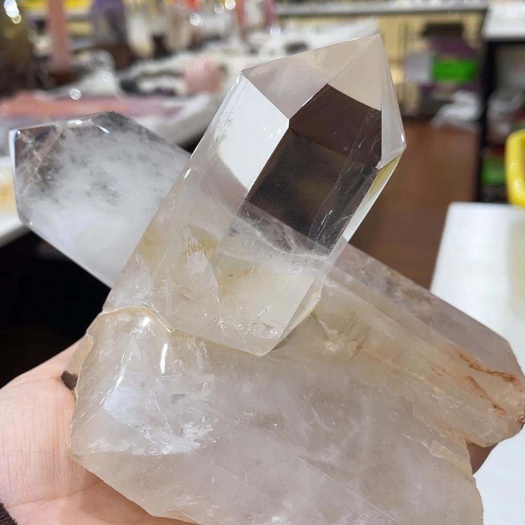 水晶珠宝半成品未镶嵌白水晶