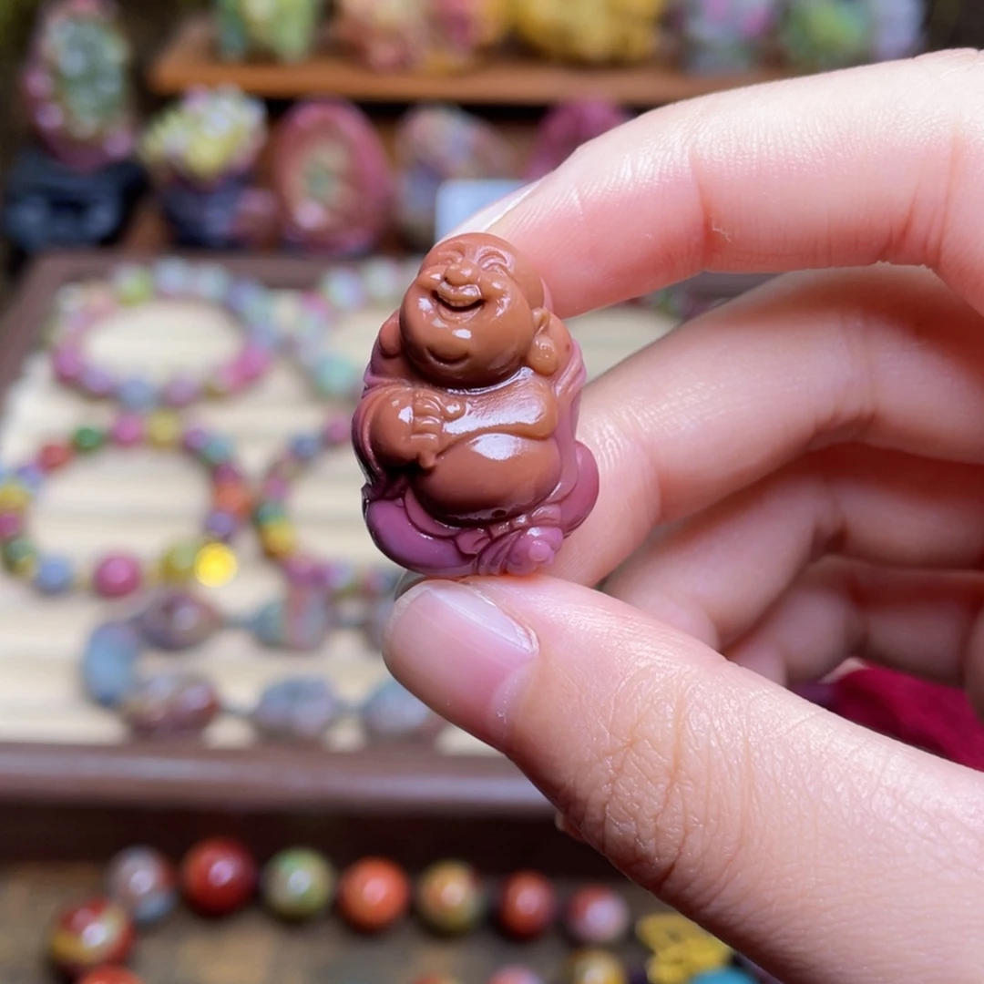 玛瑙/玉髓未镶嵌珠宝半成品盐源玛瑙双十一大漏佛公