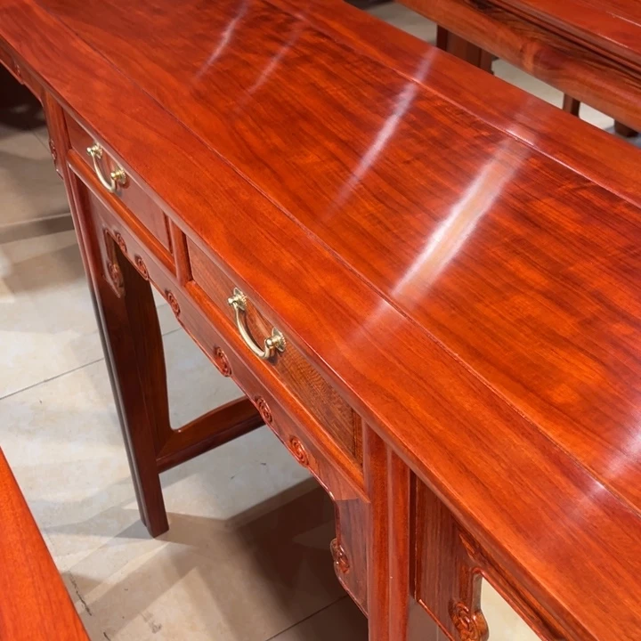 果***哥案台花梨木类缅甸花梨木翘头案138