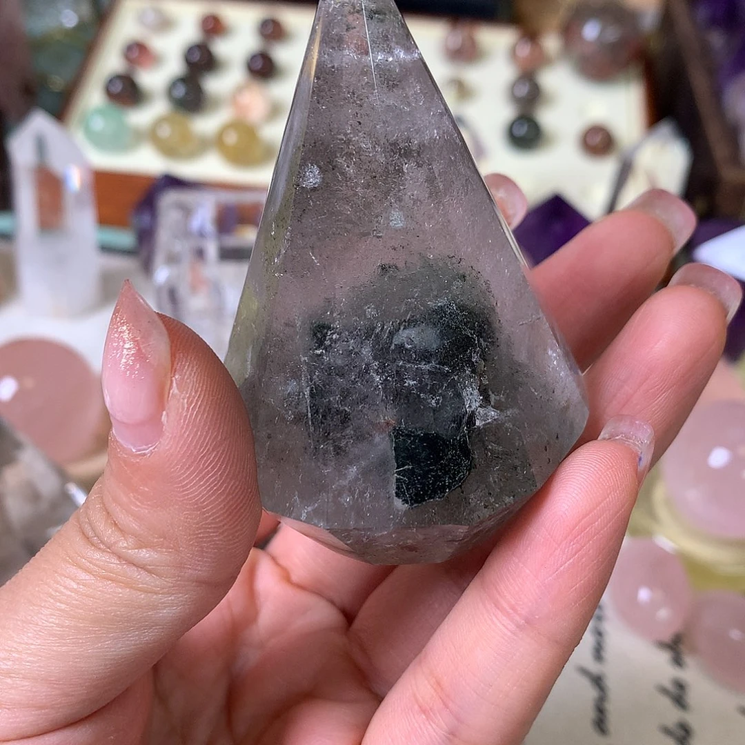 摆件未镶嵌水晶是**哦绿幽灵