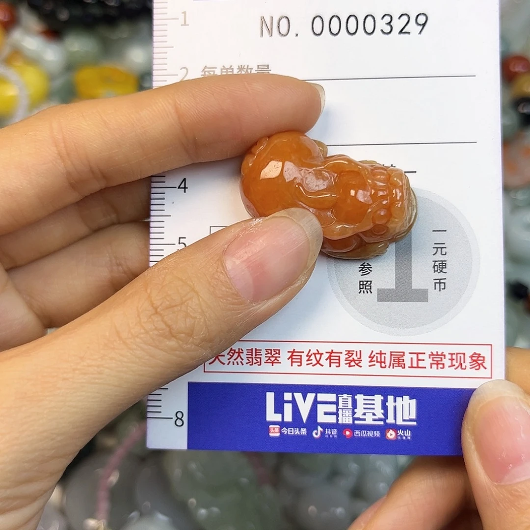 翡翠未镶嵌颈饰329