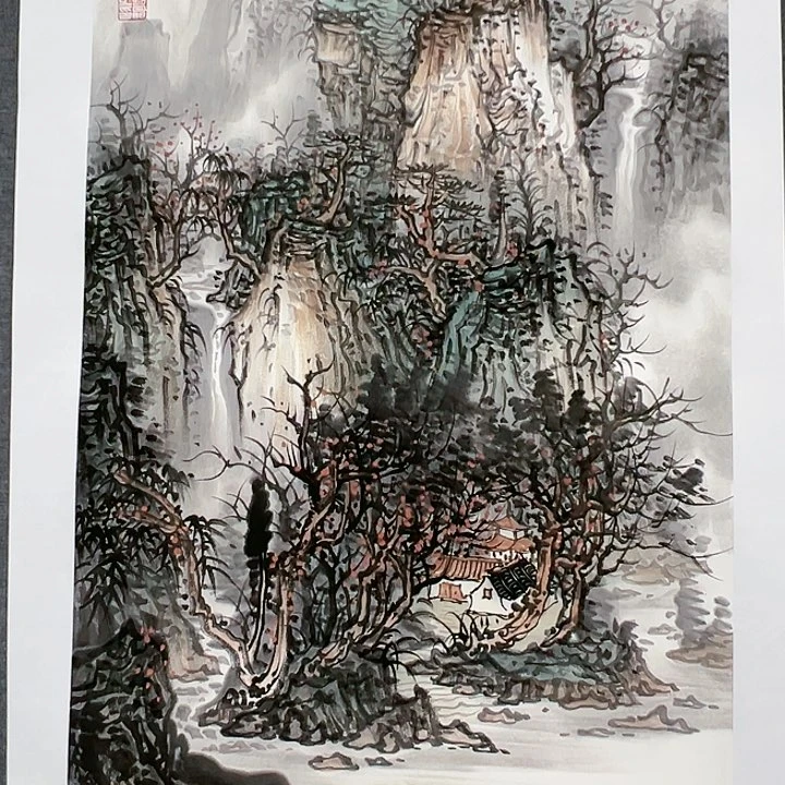 国画书画作品多次