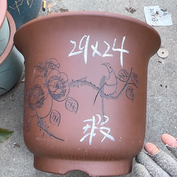 紫砂花盆特价清仓