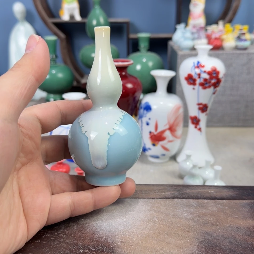 陶瓷手工小花器摆件