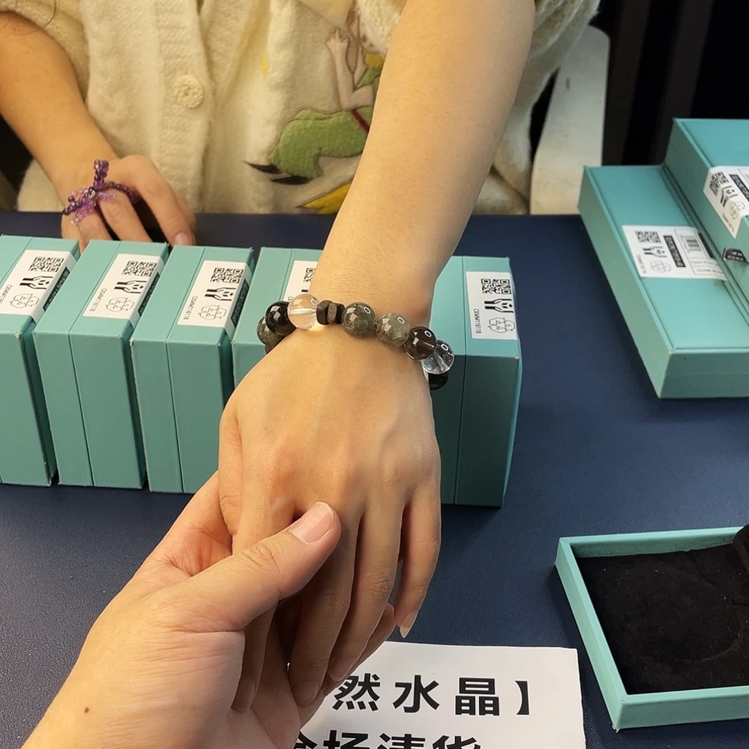 银S925镶嵌水晶手链