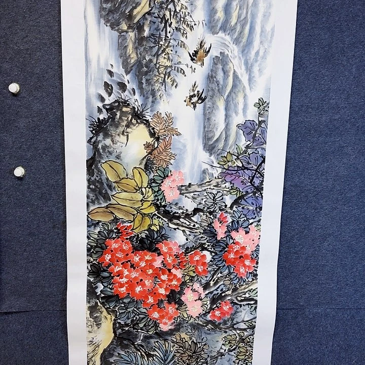 国画国画花鸟画作品