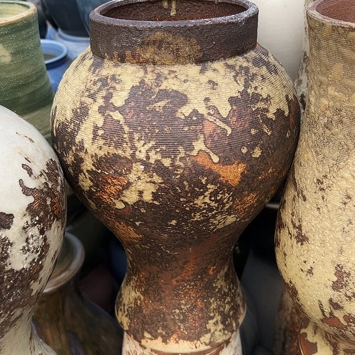 景德镇精品花盆栽适合口12高30