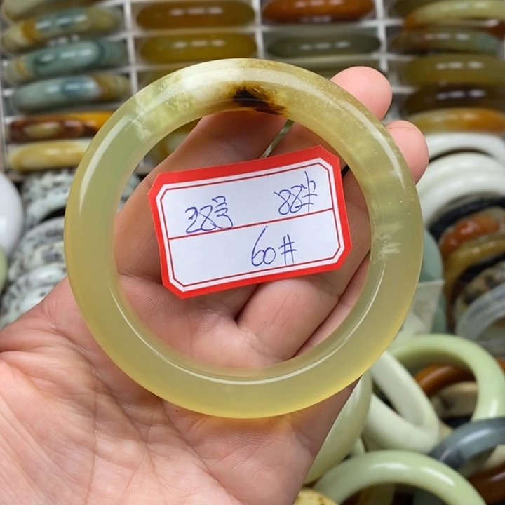 合金蛇纹石玉手链