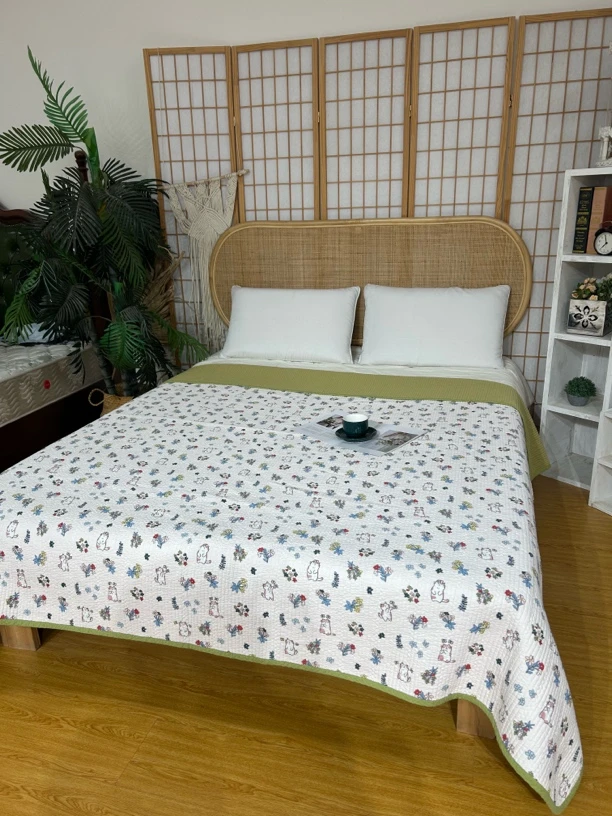 四季款双面可用单床盖200*230微瑕~M028