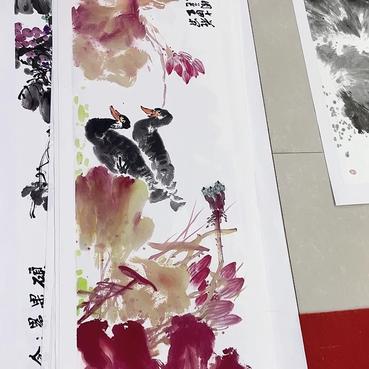 国画张圣敏先生纯手绘作品