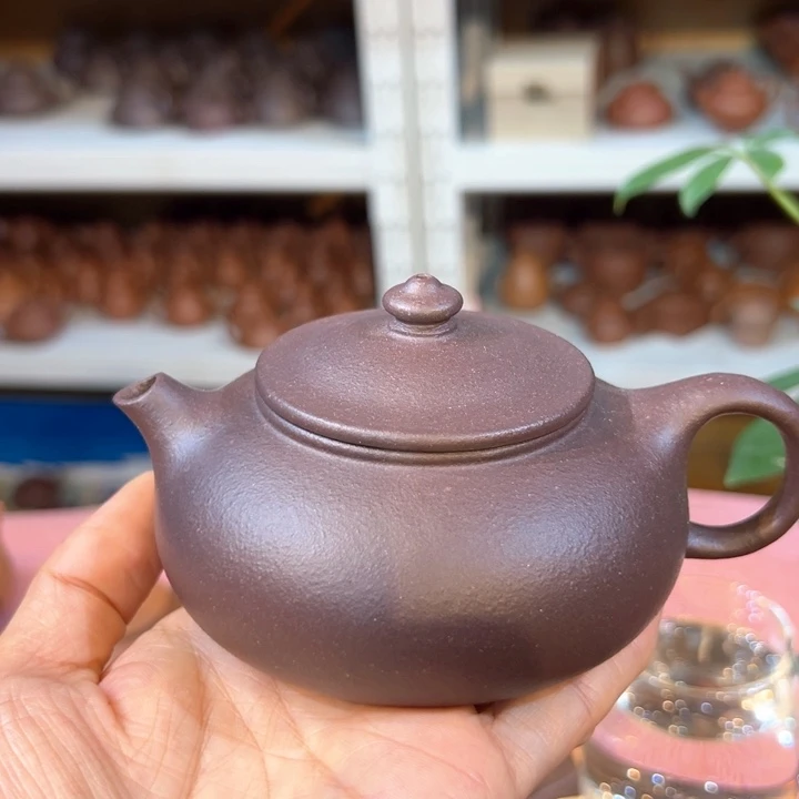 茶壶紫砂天青寒江200c c