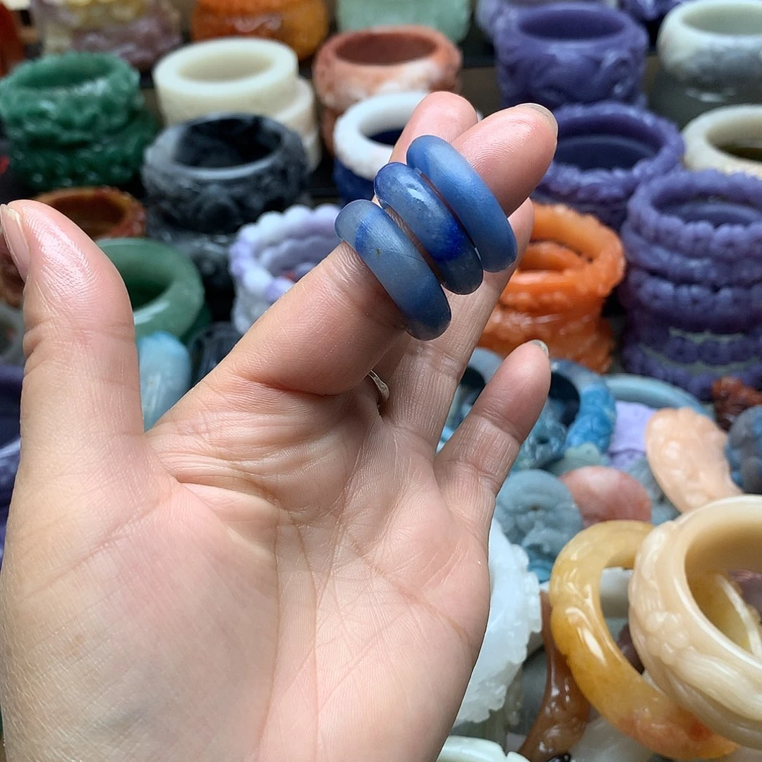 毛衣链未镶嵌石英质玉