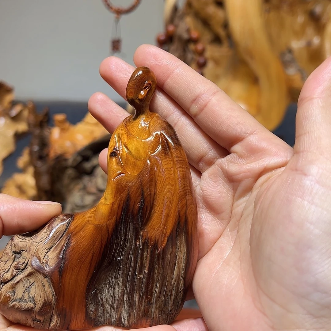 柏木（崖柏）豪**杰崖柏木手把件摆件