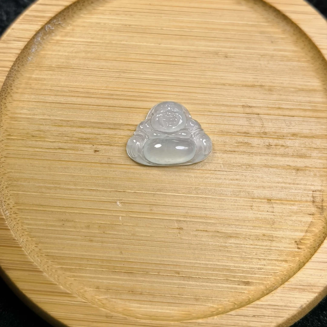 天然A货翡翠冰种小佛公