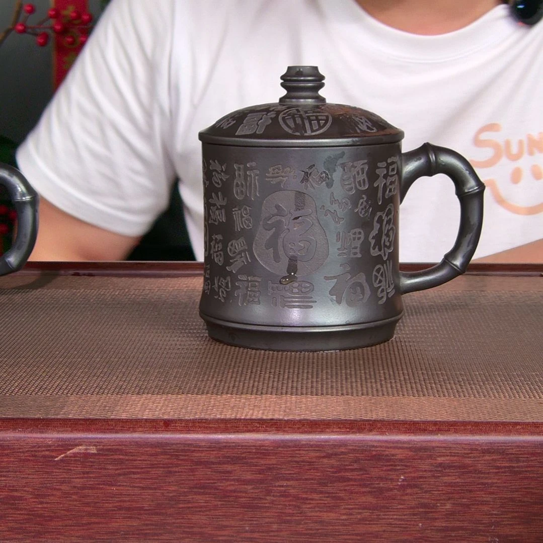 茶杯紫砂高货放漏
