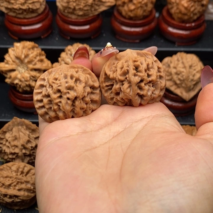 吊坠文玩核桃秦岭秦闷36无修