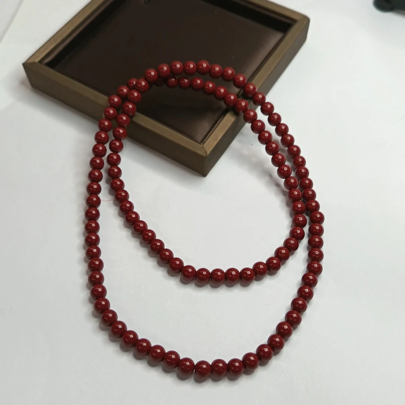 A297 朱砂手链6mm