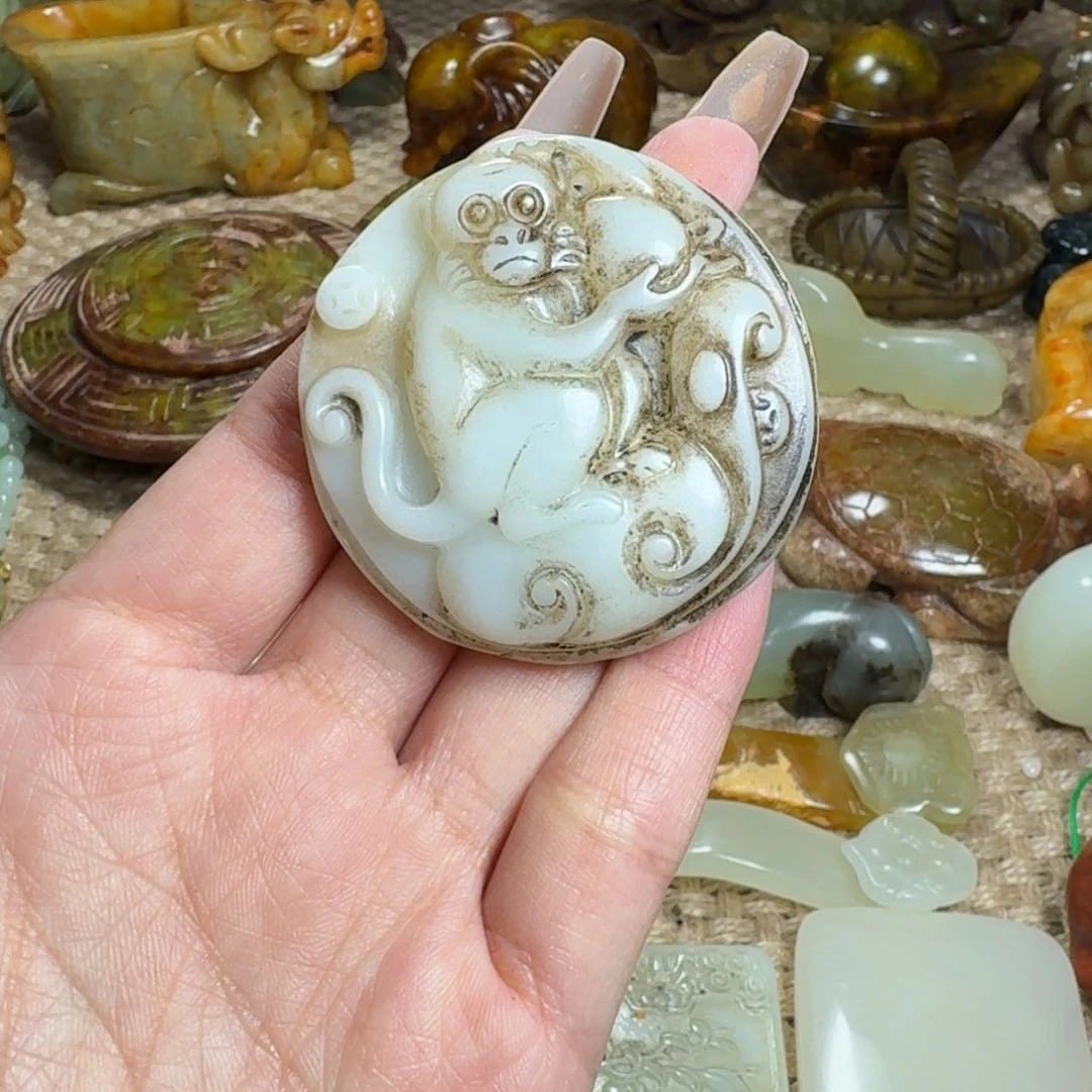 吊坠白玉菩提挂件