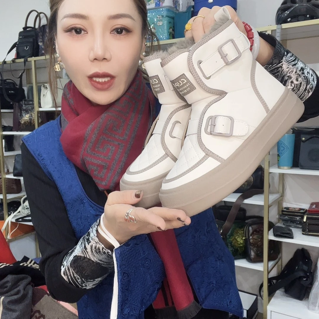 蒙古元素靴子女鞋36