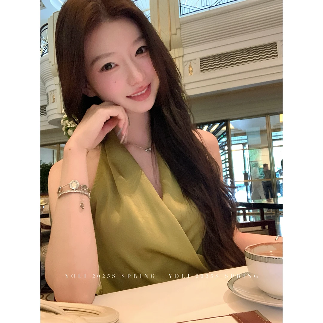 YOLI 张宥利  "幻夜沉沦"绑带上衣
