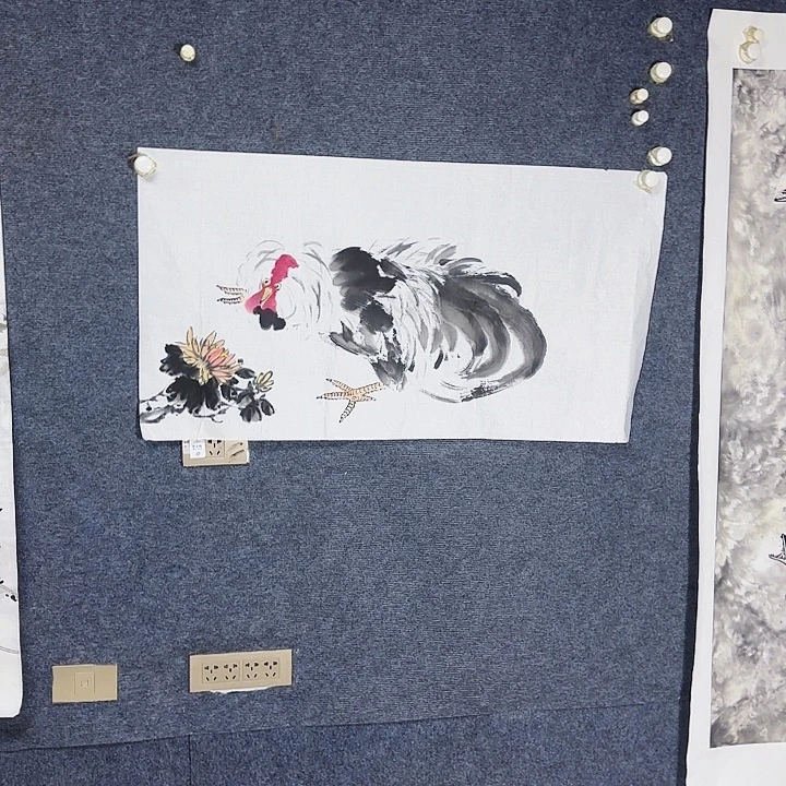 国画国画花鸟画作品