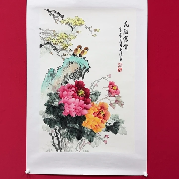 国画精品纯手绘2.8平尺