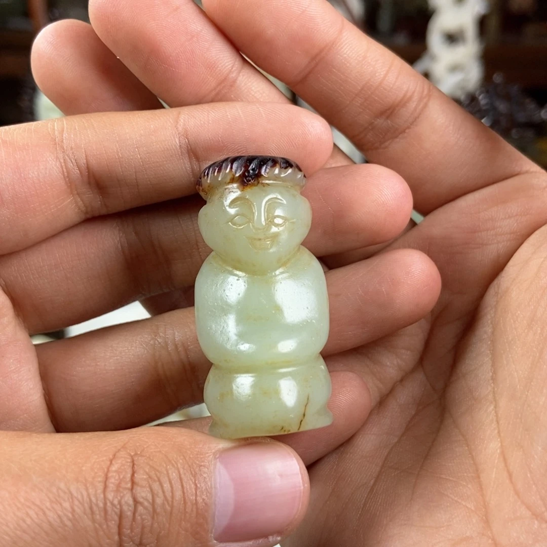 和田玉颈饰未镶嵌老*义