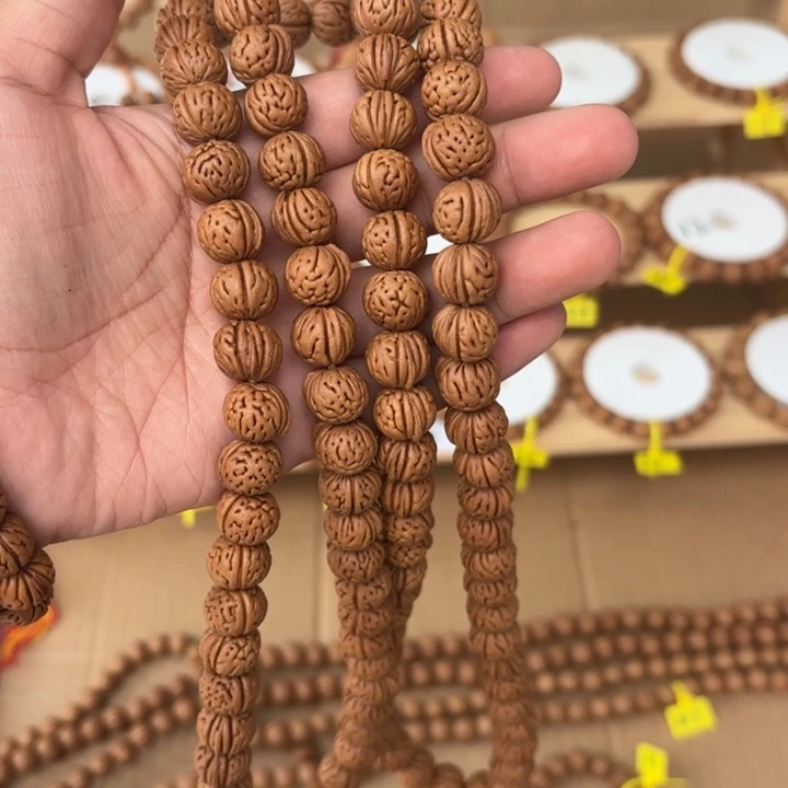 思***瘦桃木矮壮108粒脖挂12