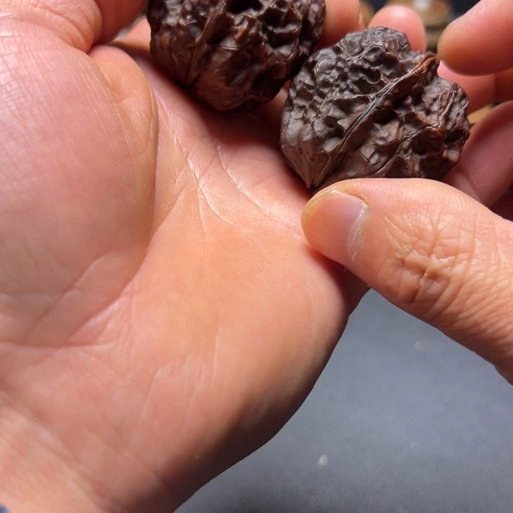 吊坠文玩核桃B七彩黄冠41mm