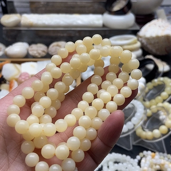 非金属贝壳全黄全品0.8多圈