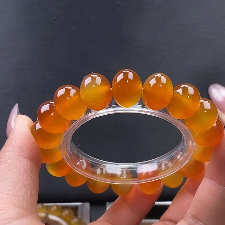 玛瑙/玉髓未镶嵌手镯11.5/15