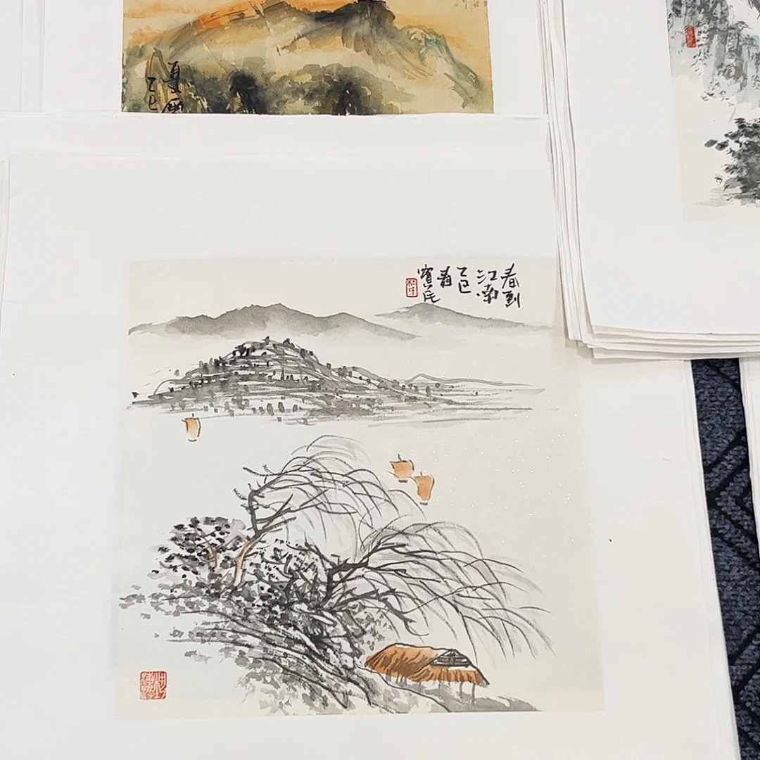 国画杜宝民老师40.40山水奇