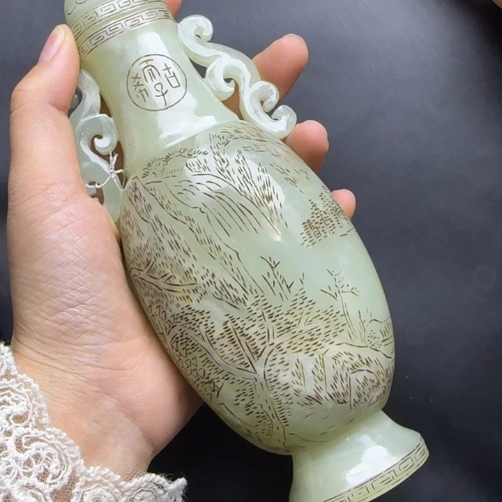 用***0和田玉未镶嵌摆件