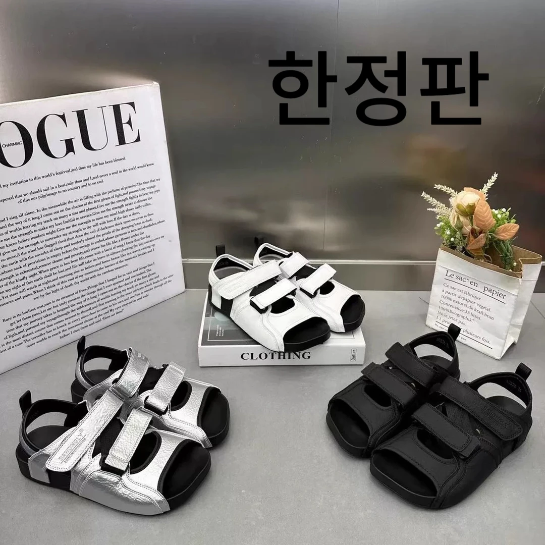 신상품欧美风平跟露趾时装凉鞋沙滩鞋宝宝甜辣千金风学院风百搭机能