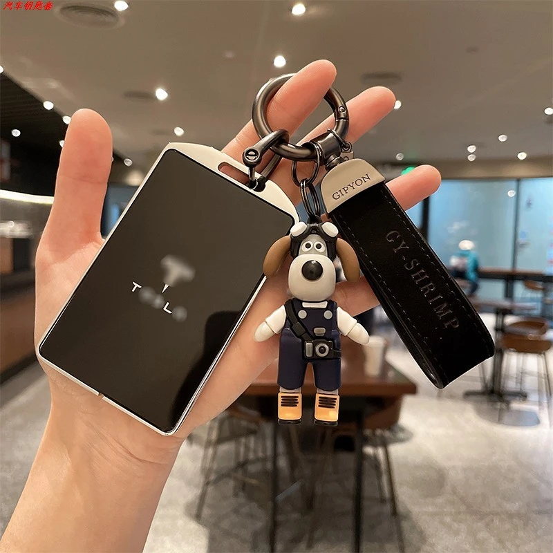 适用特斯拉Model3/Y卡片钥匙套Modelx/s焕新版卡套男女包扣丫高档