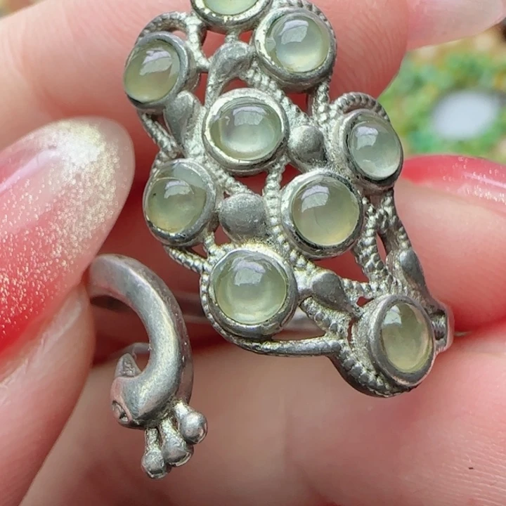 翡翠银S925镶嵌颈饰天然A货618