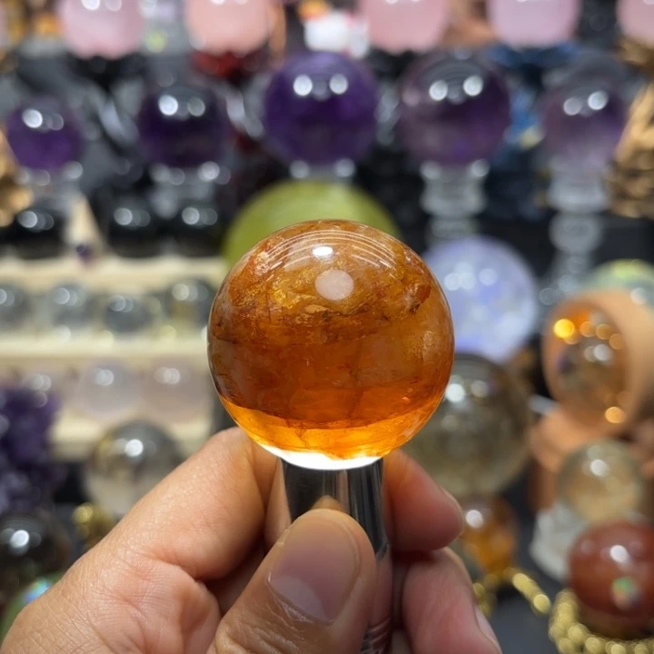 珠宝半成品未镶嵌水晶4.1公分