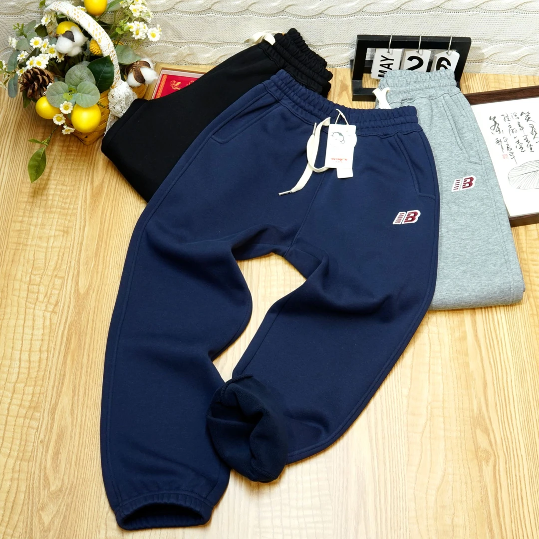 童装冬季加奥粒绒裤子加厚休闲裤男童宽松男女童柔软舒适百搭洋气