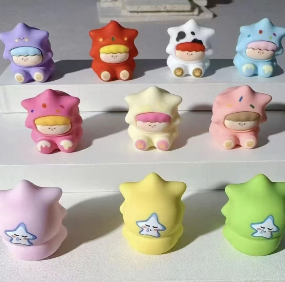 星星手感漆李四diy萌粒 摆件