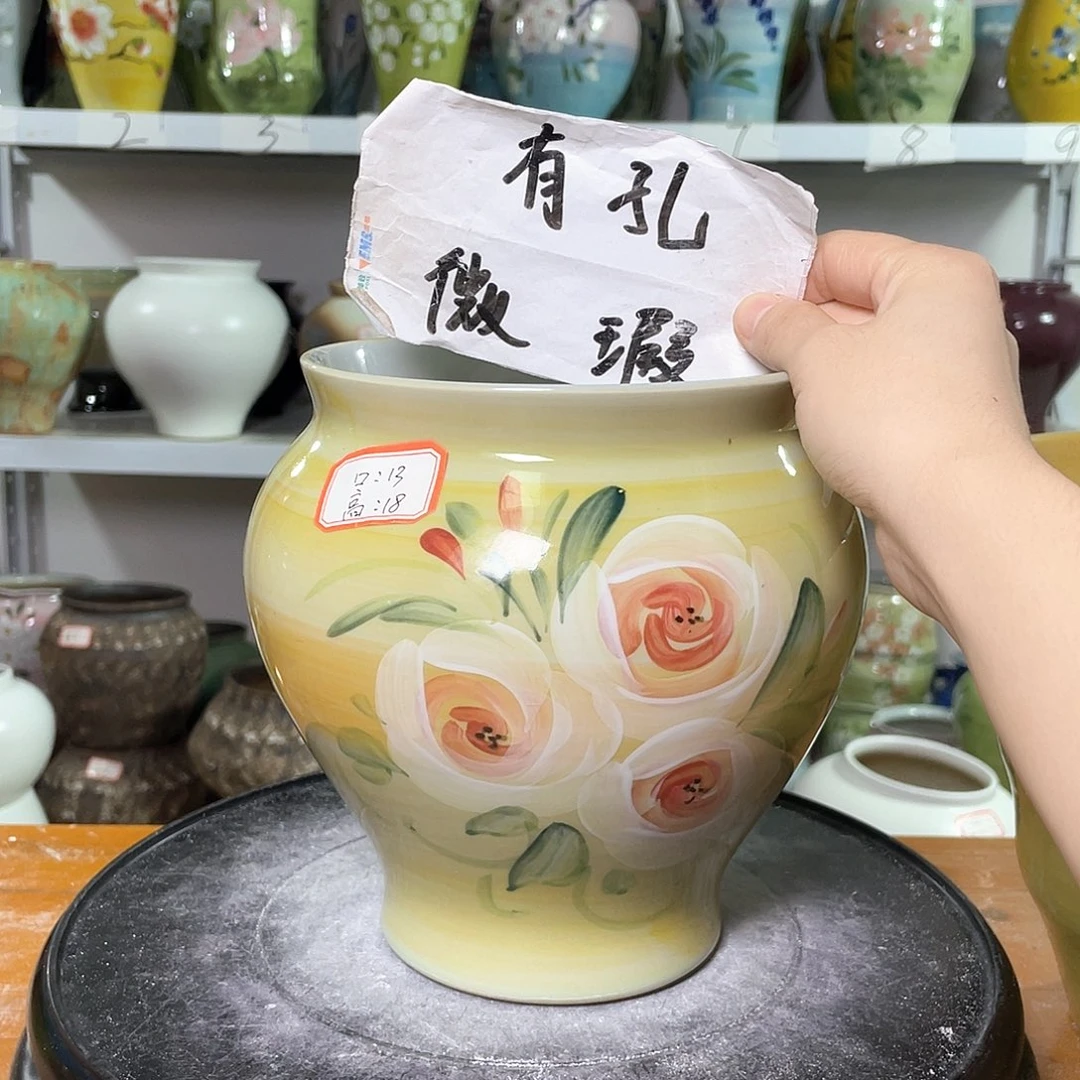 景德镇陶瓷花盆花器暇256