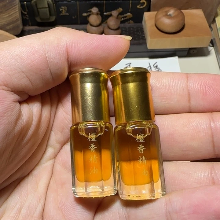老山檀香精油蒸馏3g两瓶
