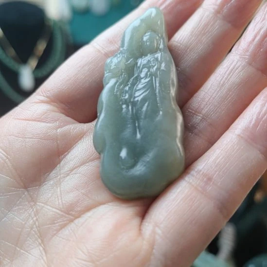 和田玉（青玉）未镶嵌挂件