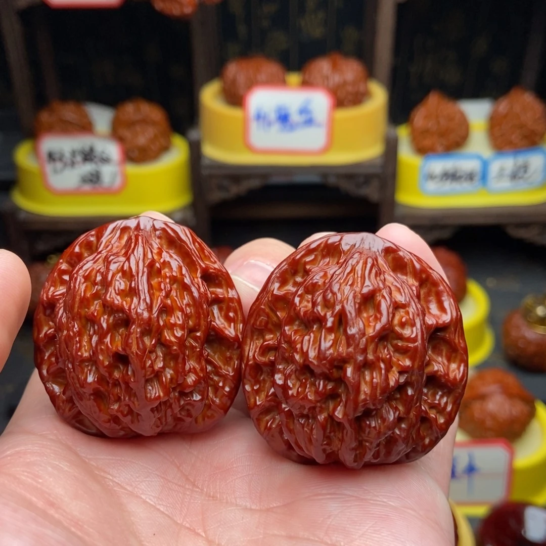 吊坠文玩核桃40虎头