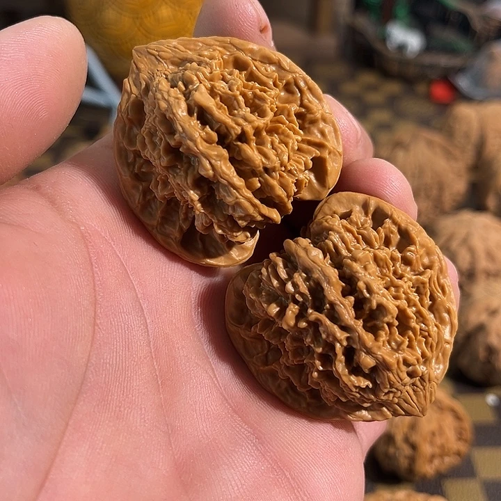 吊坠文玩核桃原装满天星