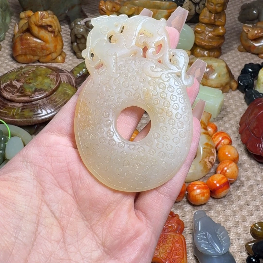 白玉菩提吊坠挂件