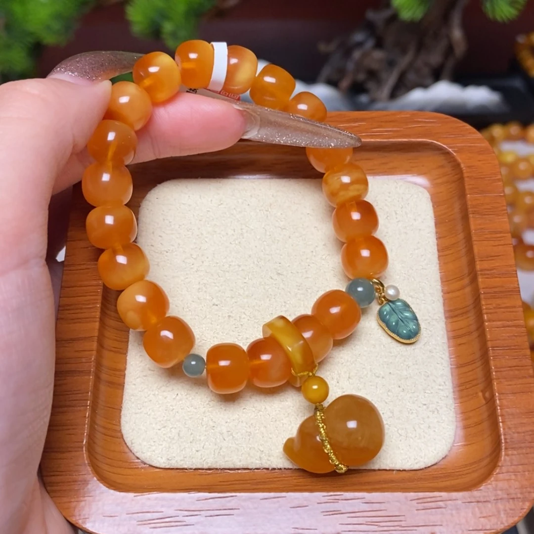 【闪购商品】未镶嵌蜜蜡手链手串