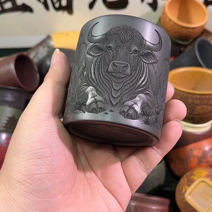 茶杯紫砂全手工紫砂主人杯