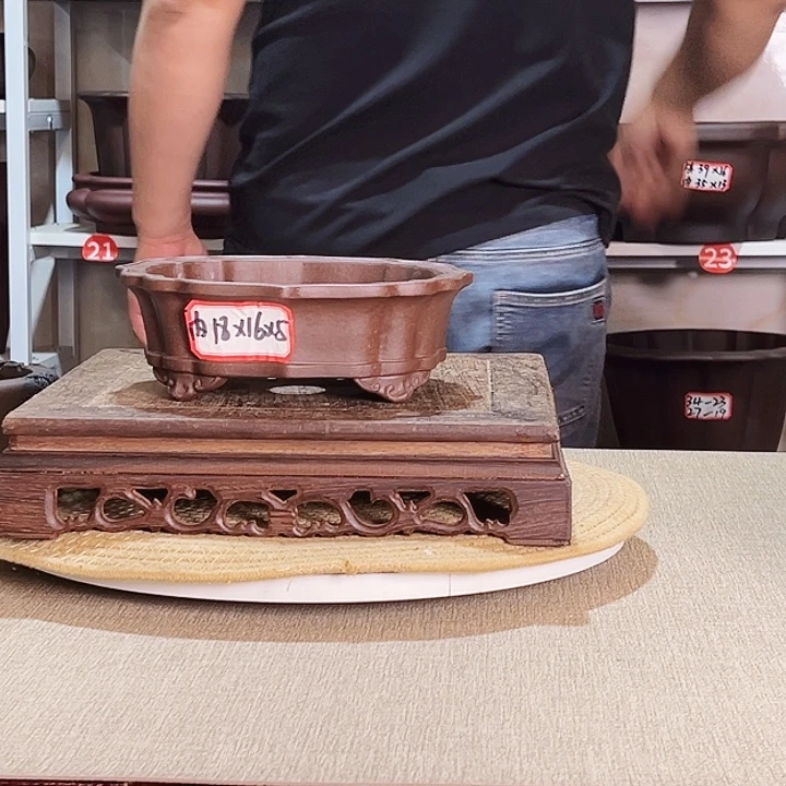 紫砂花盆紫砂花盆